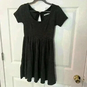 Kimchi Blue from Urban Outfitters Dark Gray Mini Skater Dress Size XS